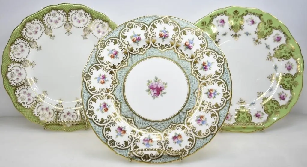 CAULDON ENGLAND PORCELAIN PLATES