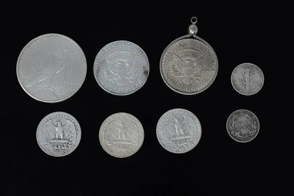 ASSTD. CIRCULATED U.S. .900 SILVER COINS 74.86g