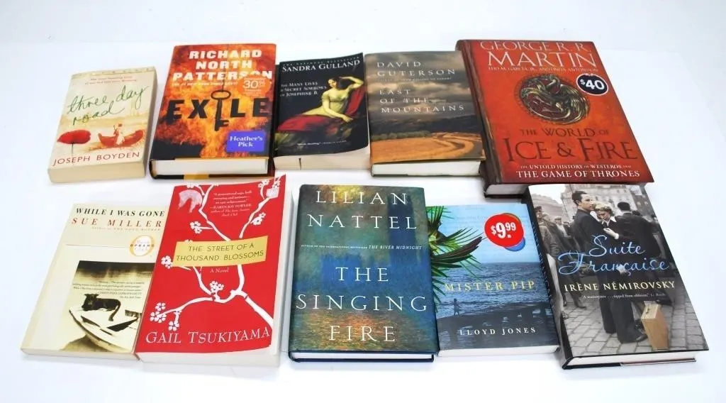 HARD & SOFT COVER FICTION BOOKS