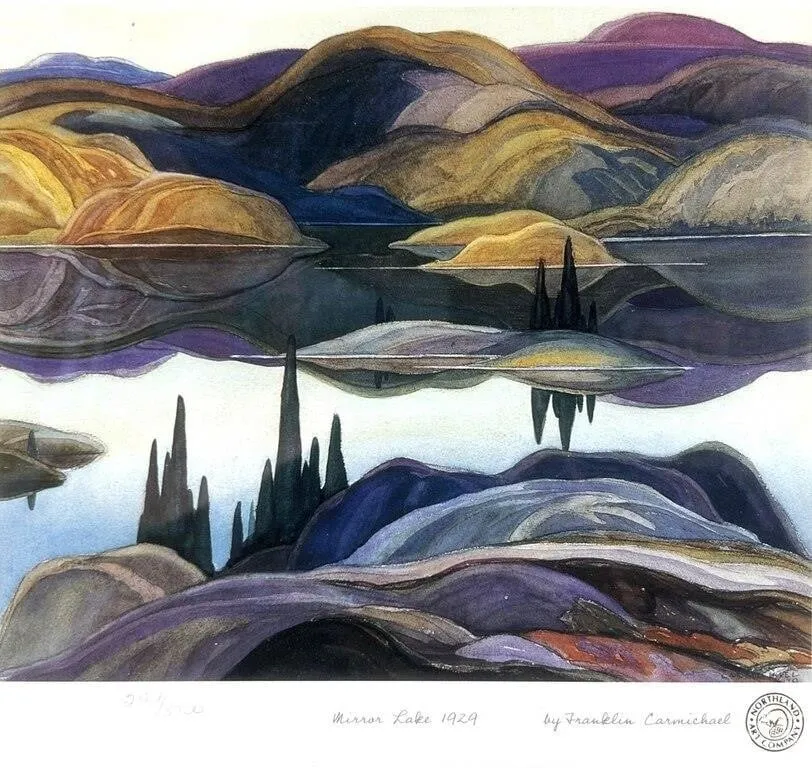 FRANKLIN CARMICHAEL "MIRROR LAKE" LTD ED PRINT