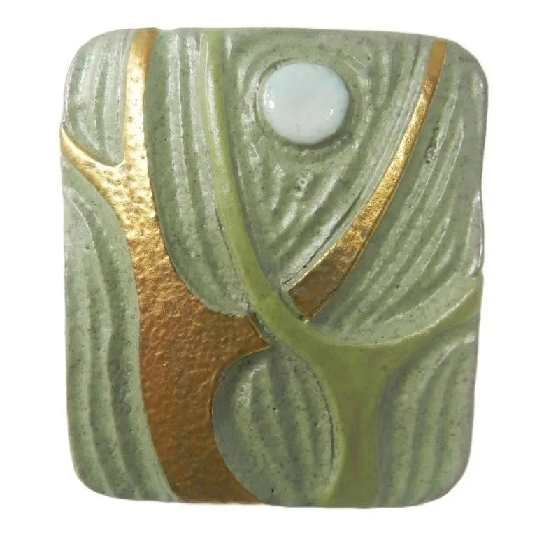 JARKO ZAVI ORIGINAL CERAMIC BROOCH