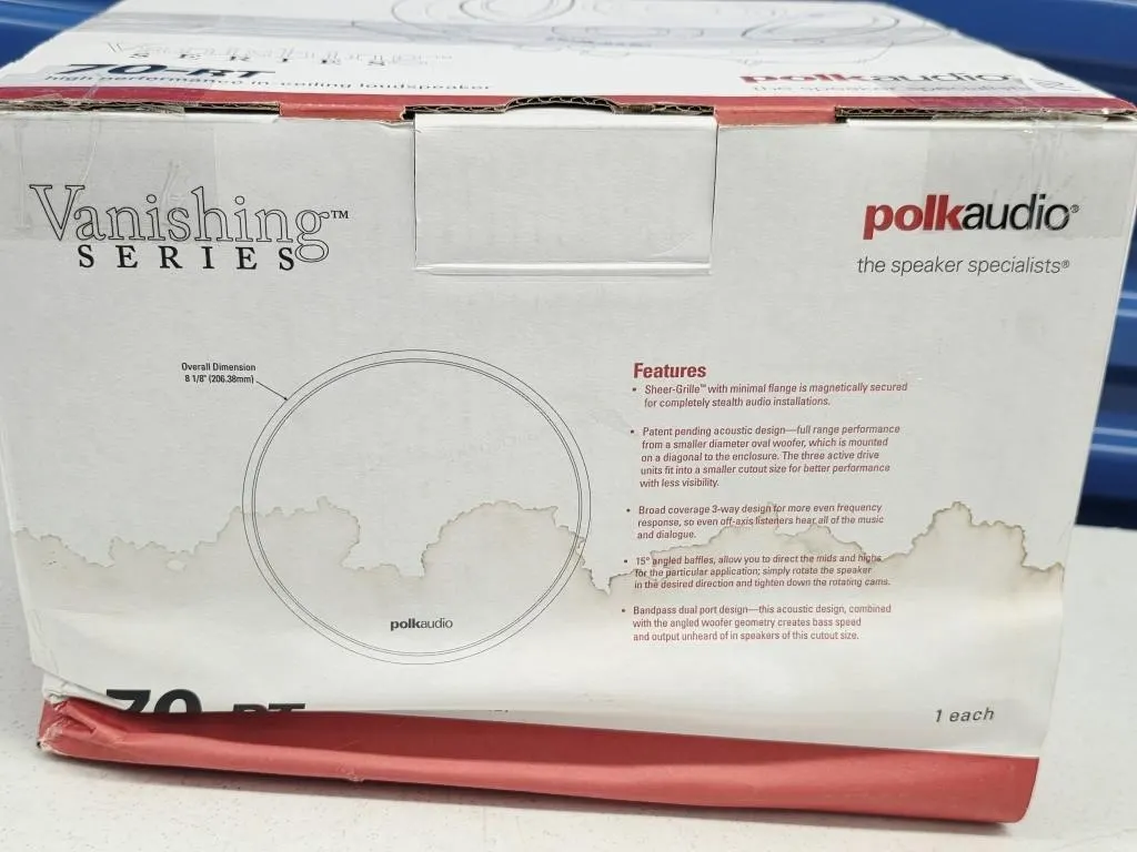 New PolkAudio Loud Speaker - Vanishing Series