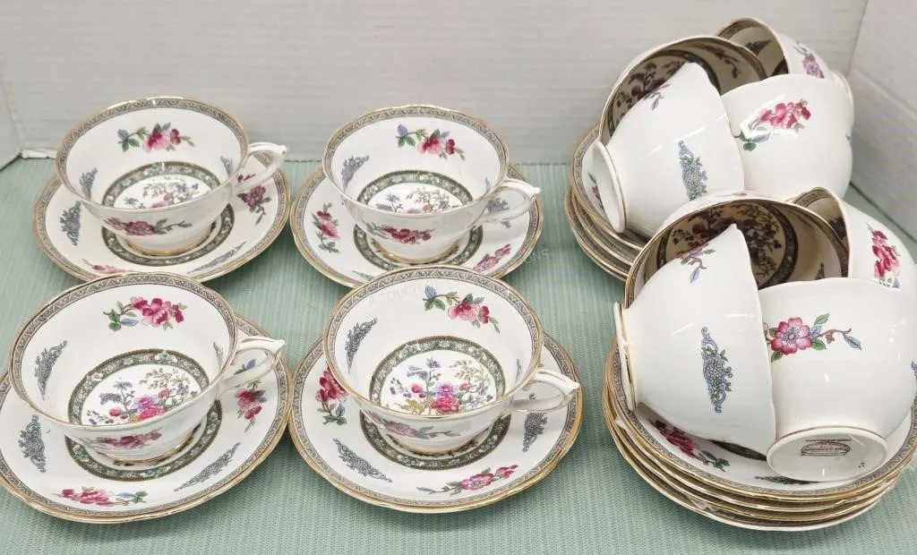 Paragon "Tree of Kashmir" Teacups & Saucers