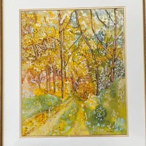 Kathy Hastie "Autumn Trail" Watercolour/Pastel