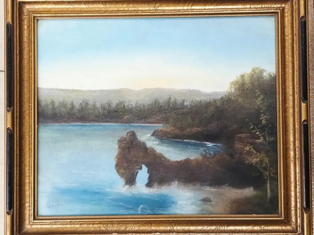 Framed Pastel Artwork