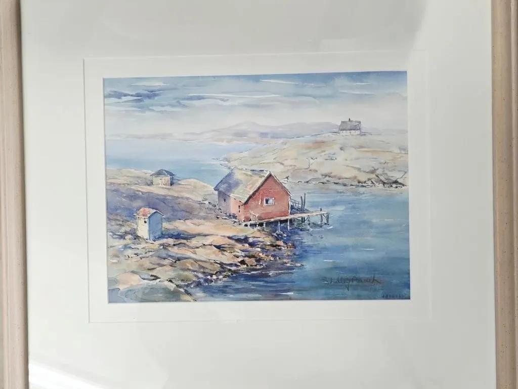 Shelley Beach "Harbour View" Watercolour