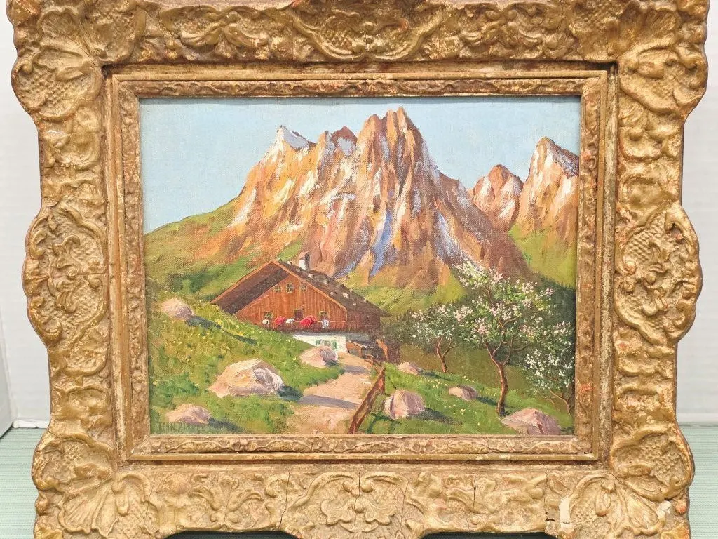 Scenic Oil on Board