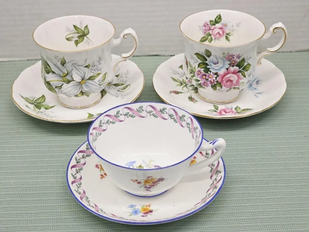 Vintage Paragon Teacups & Saucers