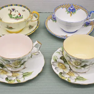 Vintage Aynsley Teacups & Saucers