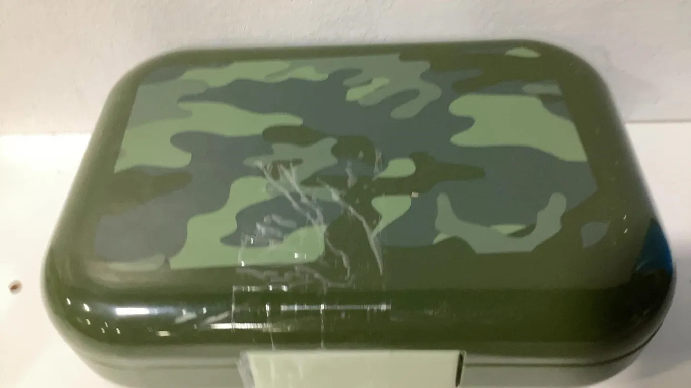 Camo Print 4-Compartment Bento Lunch Box