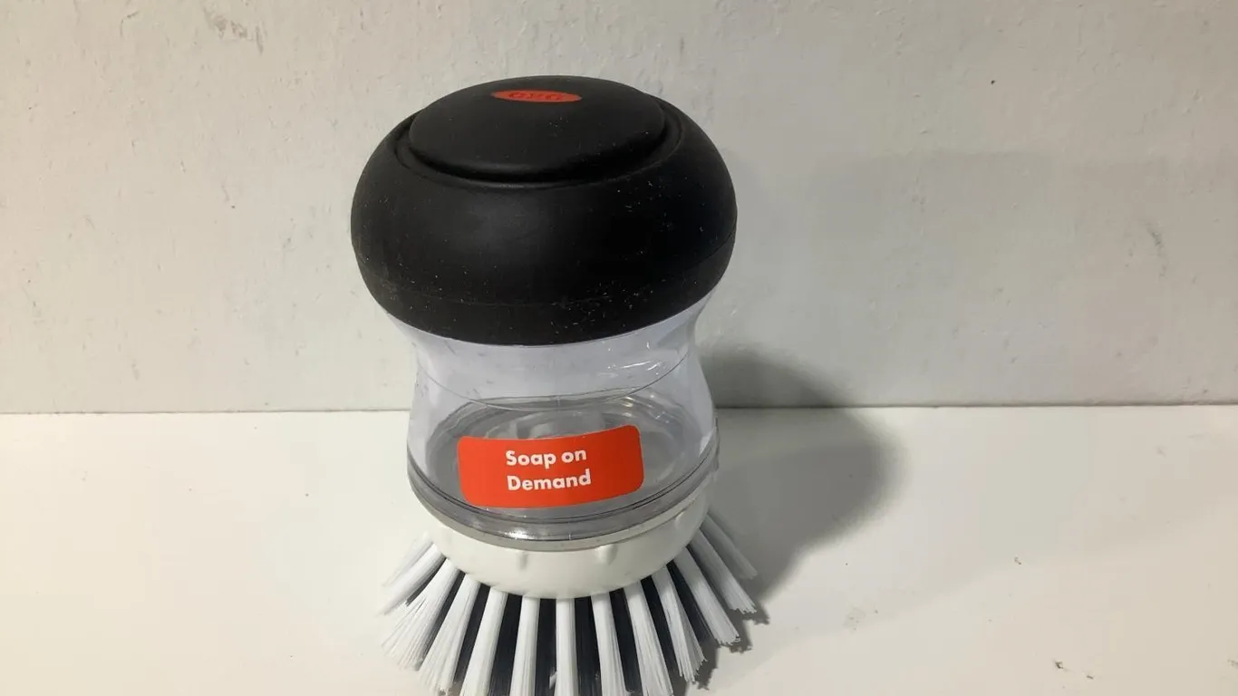 Oxo Good Grips Soap Dispensing Palm Brush