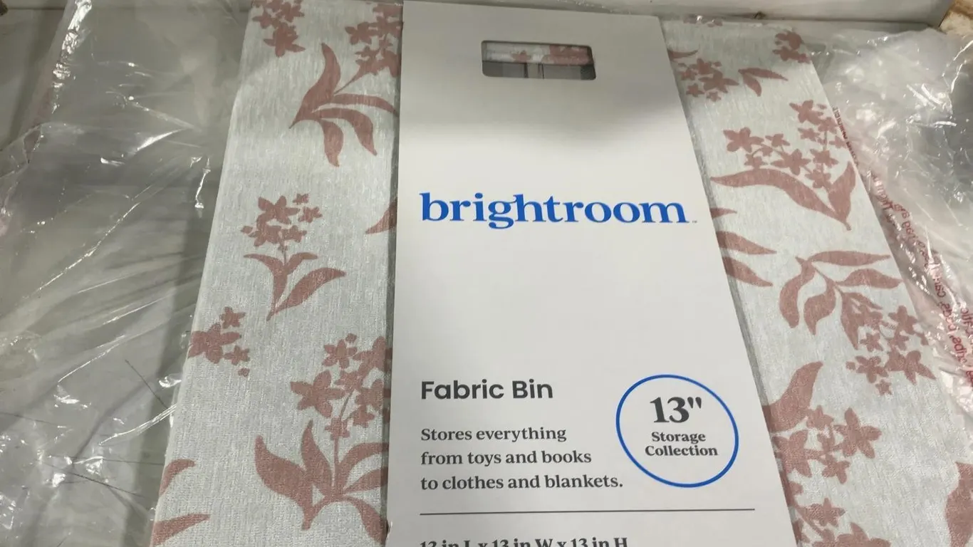 Brightroom 13 Inch Floral Fabric Storage Bin