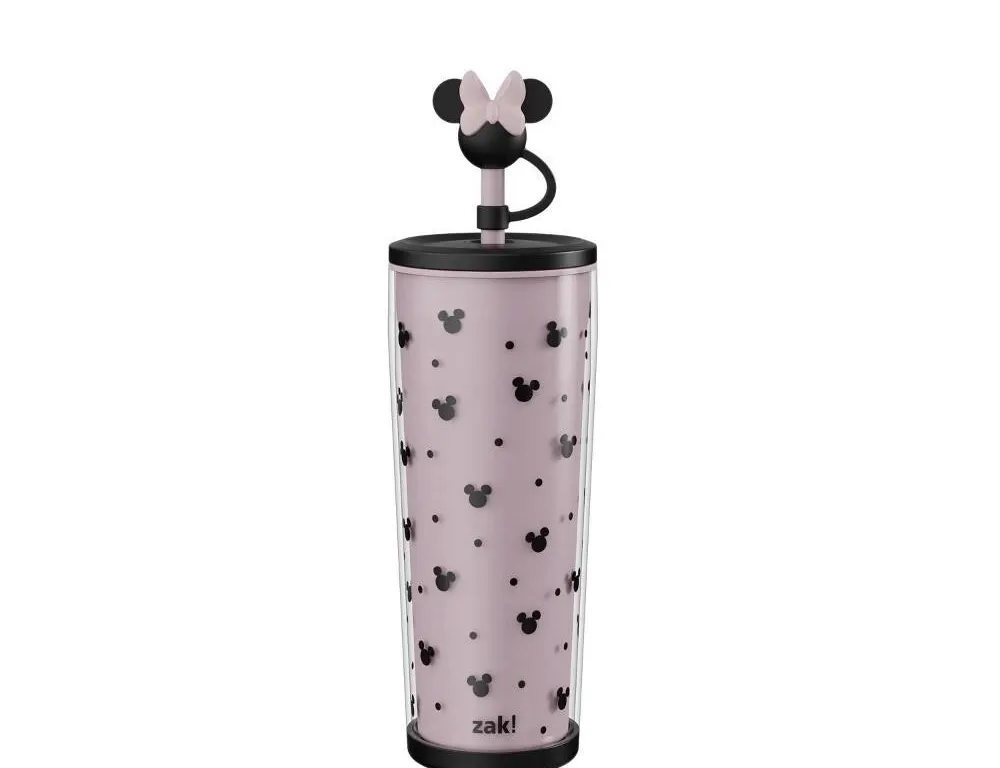 Zak Designs 94973625 Minnie Mouse Straw Tumbler...