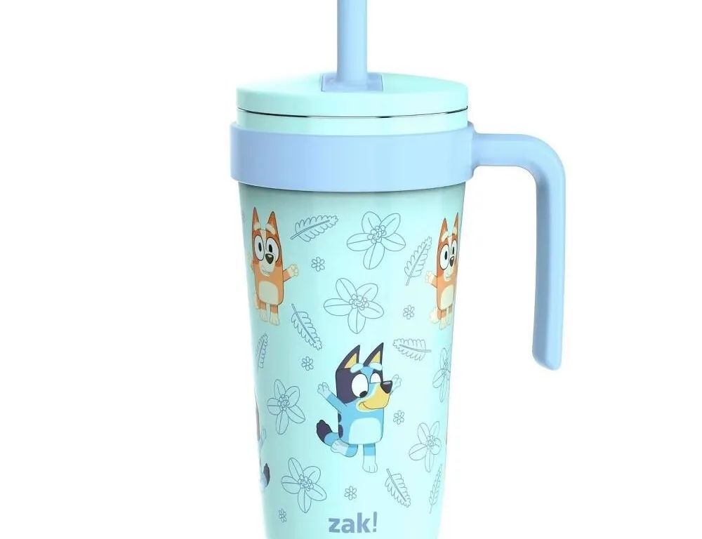 Zak Designs Bluey 18oz Stainless Steel Tumbler