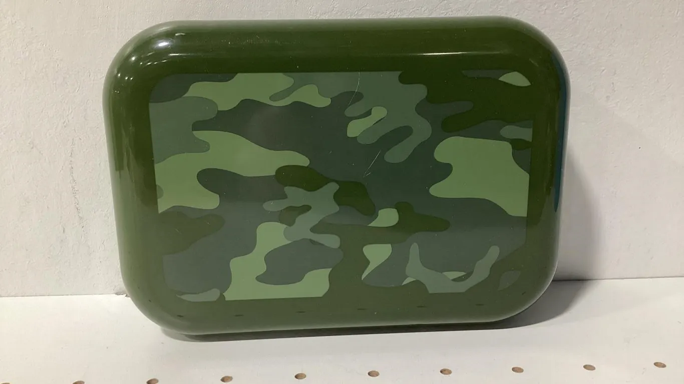 Camo Print Rectangular Utility Storage Case