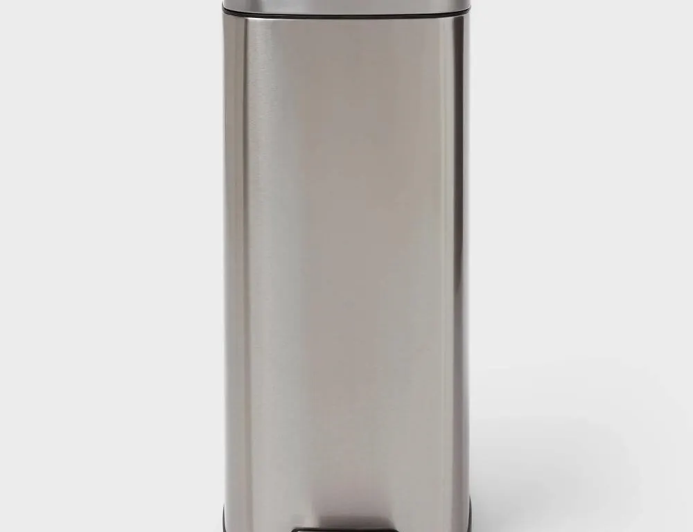 Brightroom 93087102 30L Square Step Trash Can