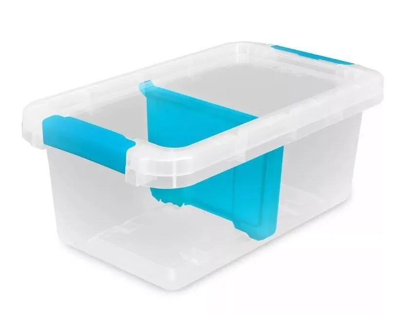 Hefty 17qt Split and Store Bin with Divider