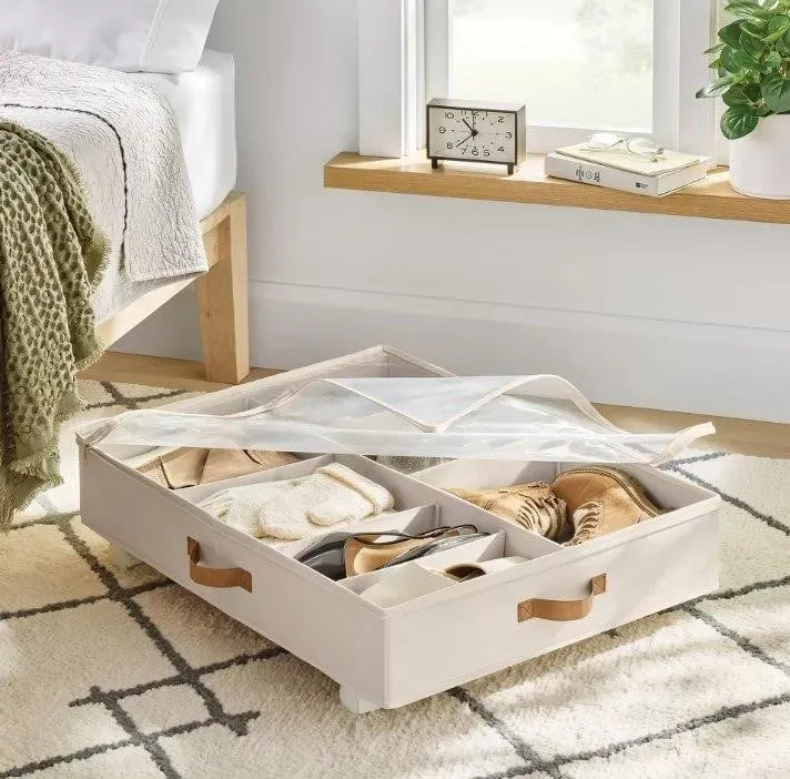 Underbed Storage With Wheels And Dividers...