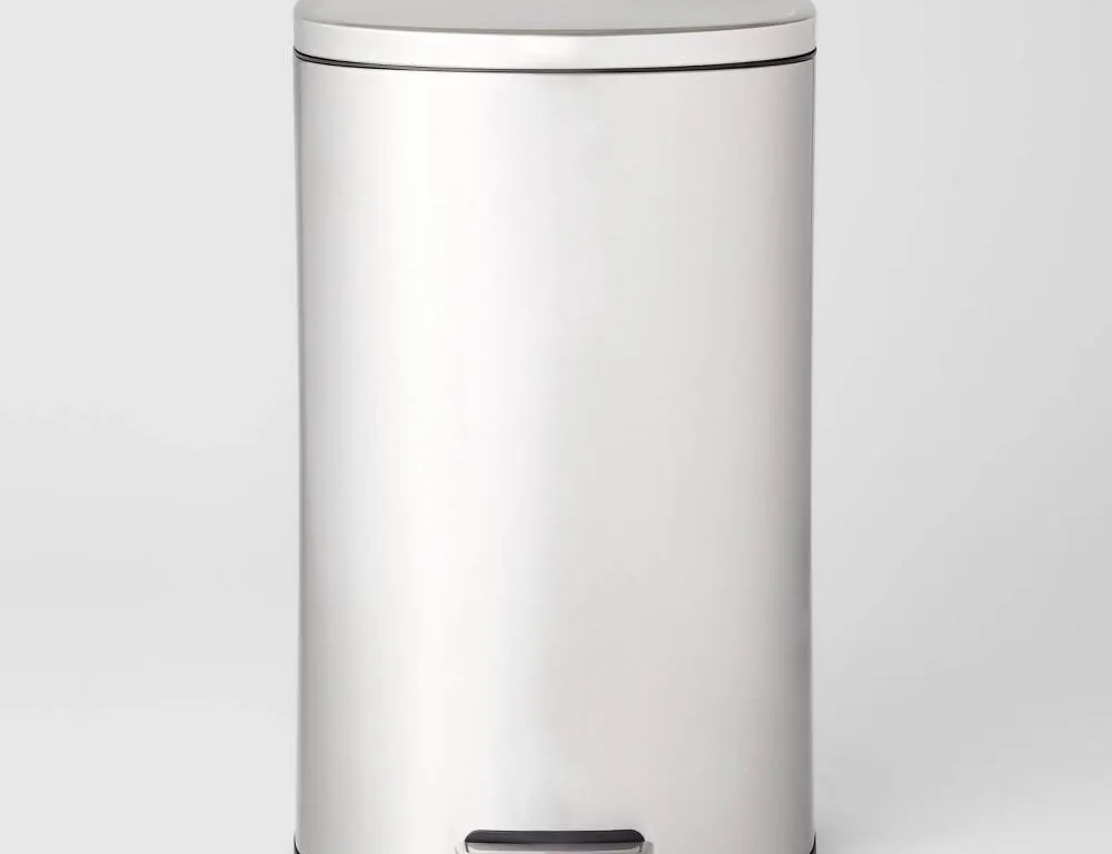 Brightroom 83279882 D-Shape Step Trash Can 13...