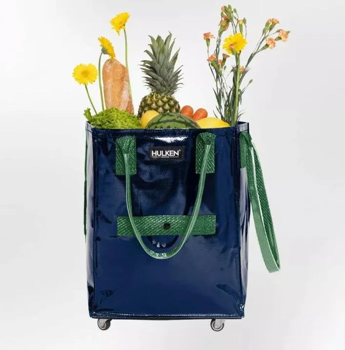 Hulken Medium Rolling Tote Bag Midnight Blue