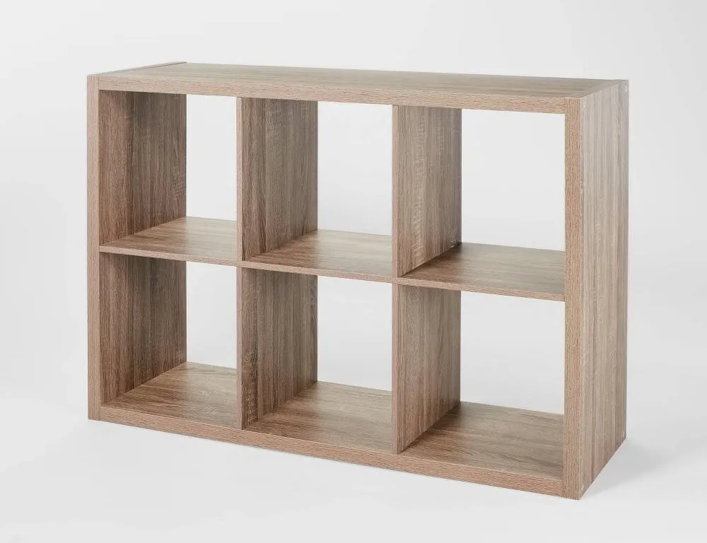 Brightroom 83500004 6-Cube Organizer Weathered...