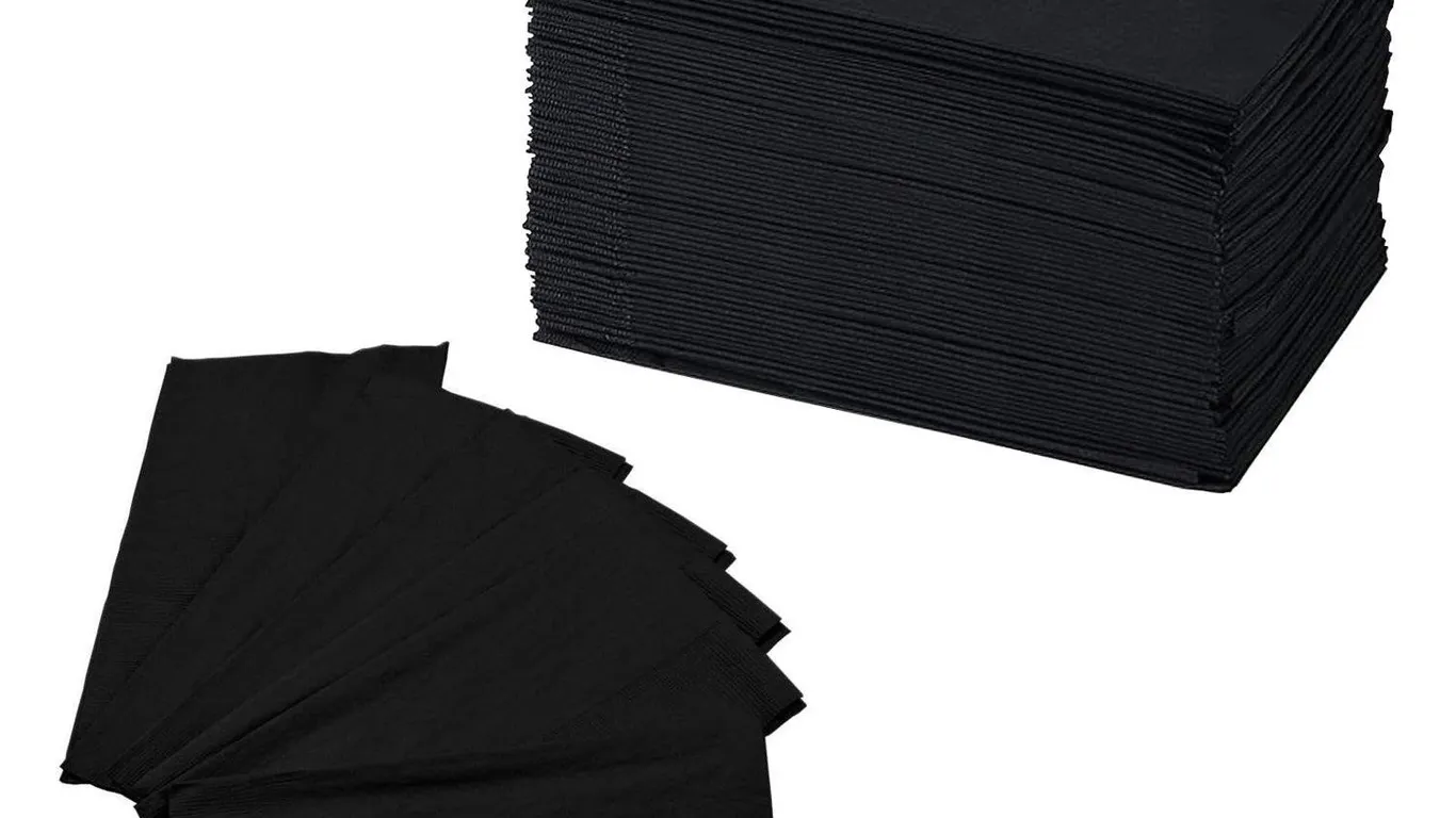 Perfect Stix Black Dinner Napkins 125ct