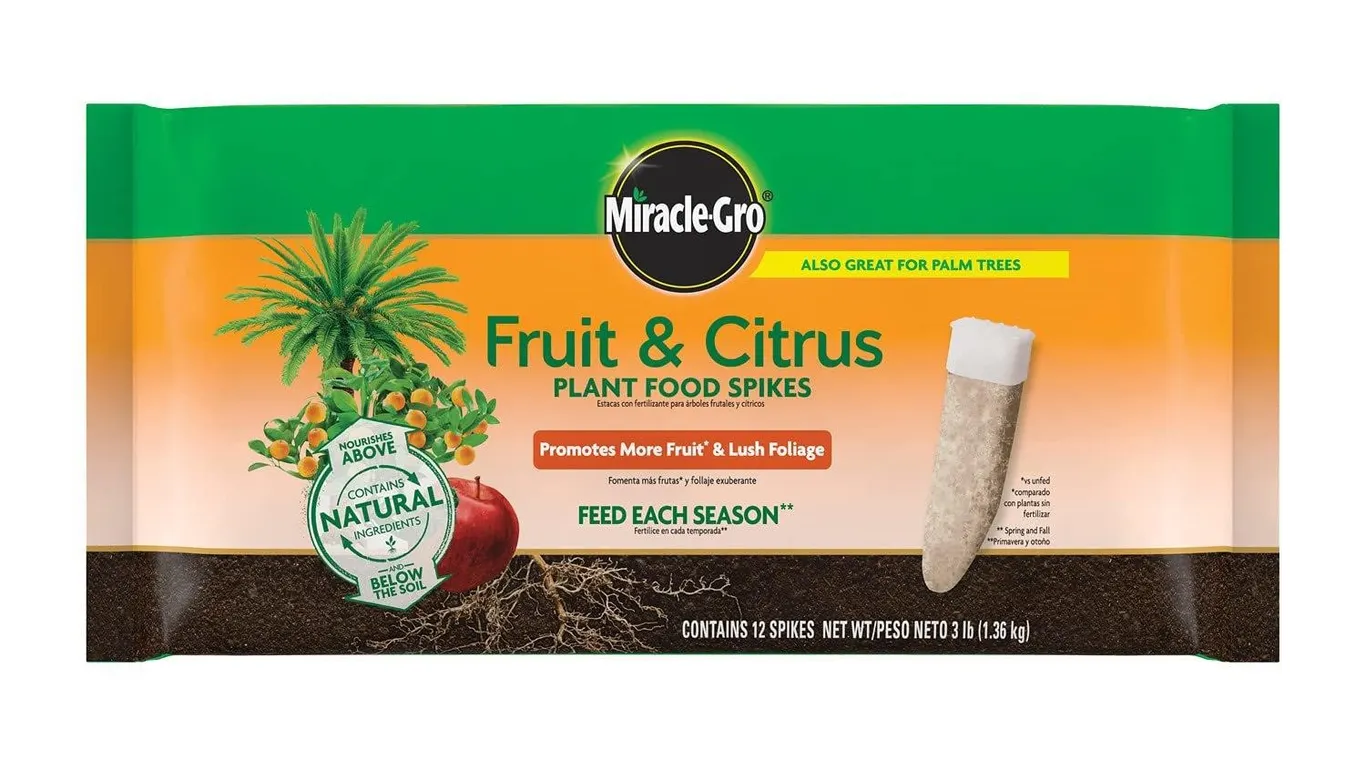 Miracle-Gro Fruit Citrus Plant Food 12 Spikes