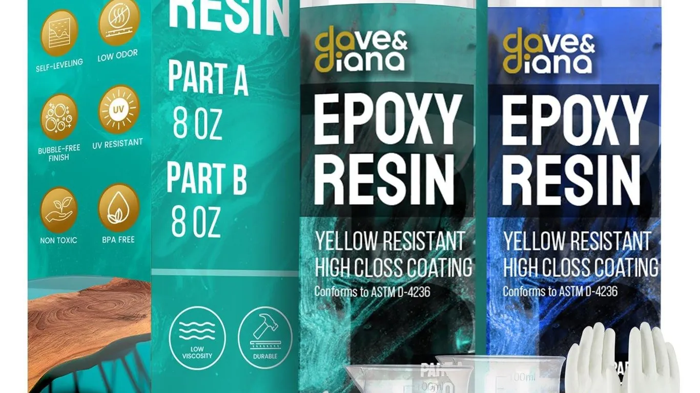 Dave Diana Crystal Clear Epoxy Resin 16 oz