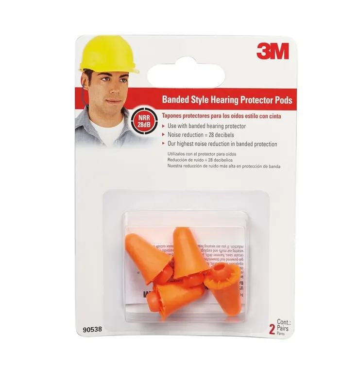 M 90537 Replacement Pods for Banded Ear Protector