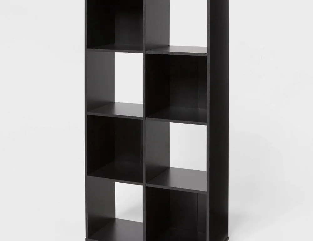 Brightroom 93209254 8-Cube Bookshelf Black