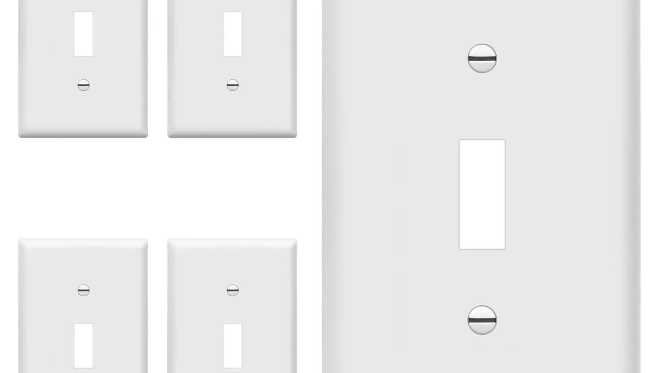 Enerlites Toggle Wall Switch Cover Plate 5pk