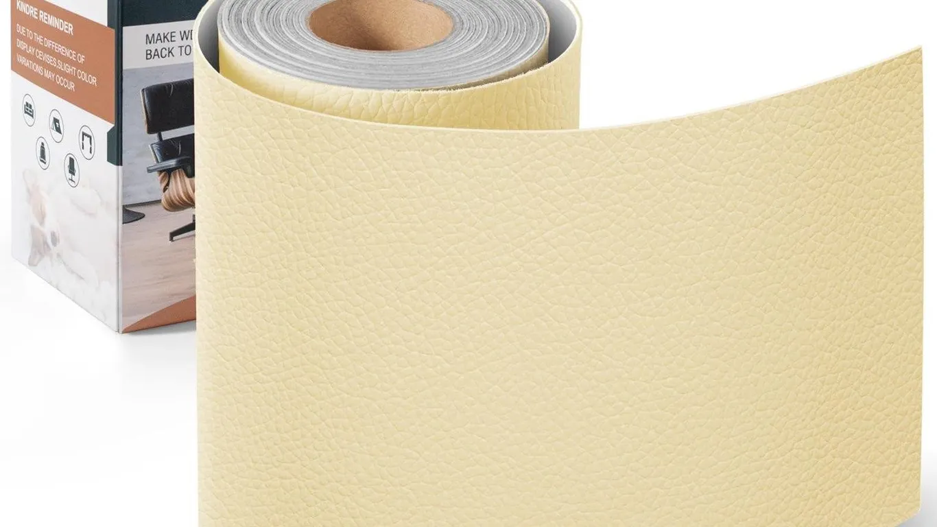 OAZ Leather Repair Tape Patch 4x 63 Beige Yellow
