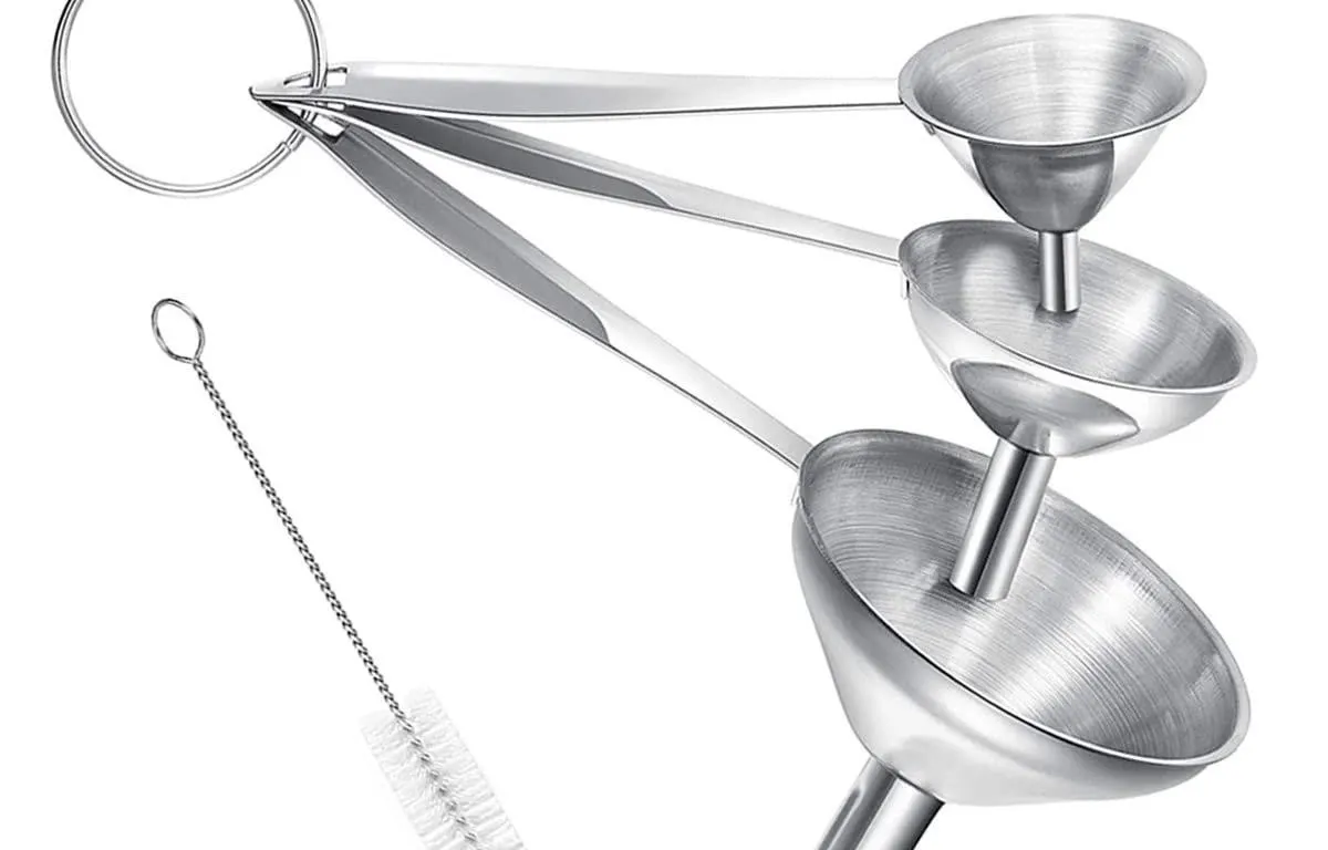 Bligko Stainless Steel Kitchen Funnels 3pk