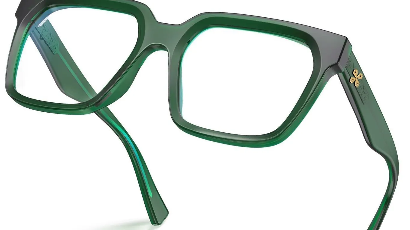 Visoone Rectangle Blue Light Blocking Glasses 54mm