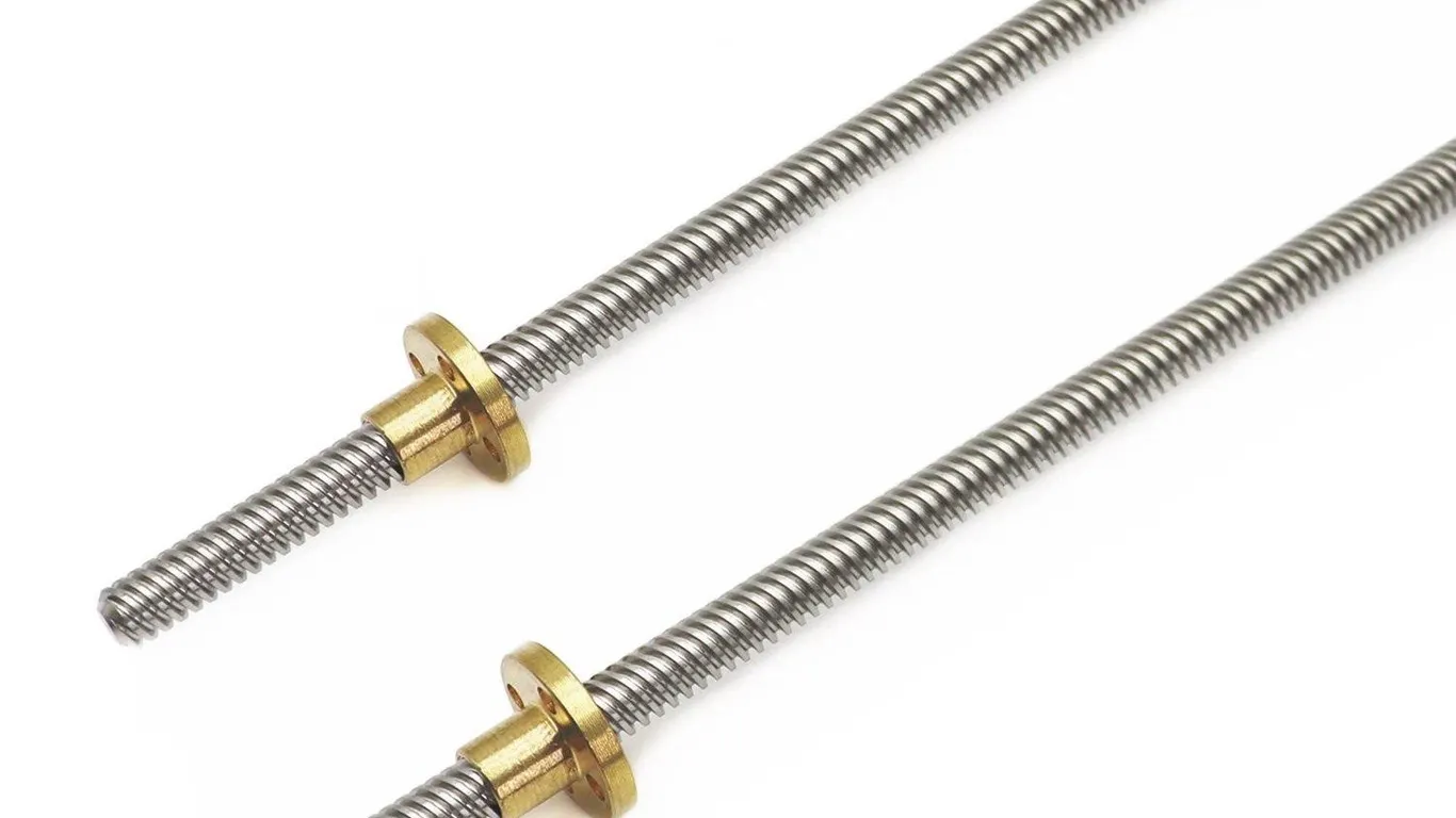 Akkacm Tr8x8 Lead Screw 500mm 2pk For 3D Printer