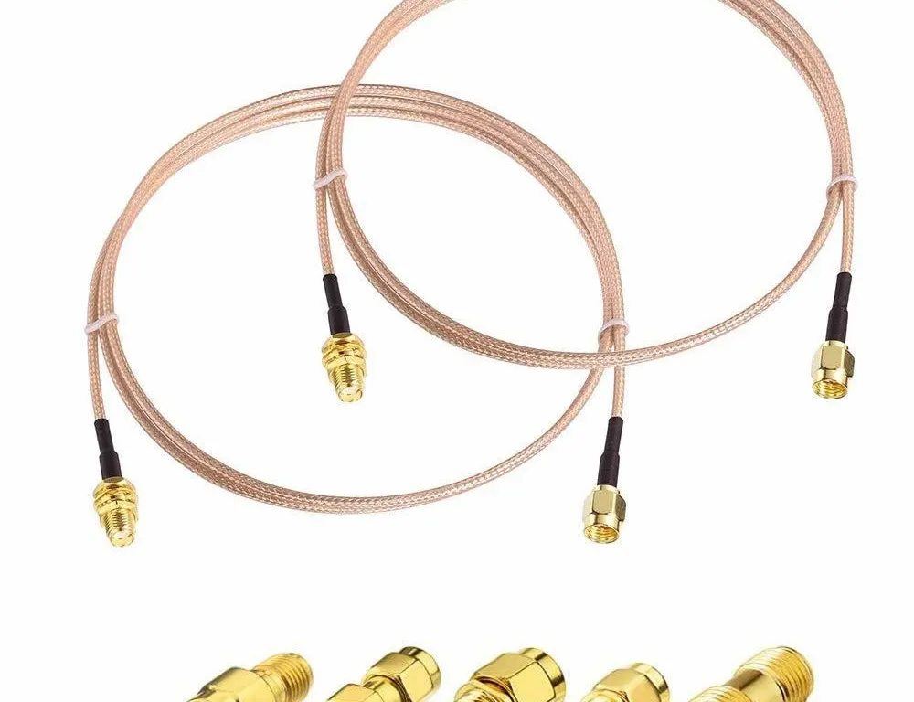 Superbat SMA Coaxial Cable Adapter Kit 12in 2pk