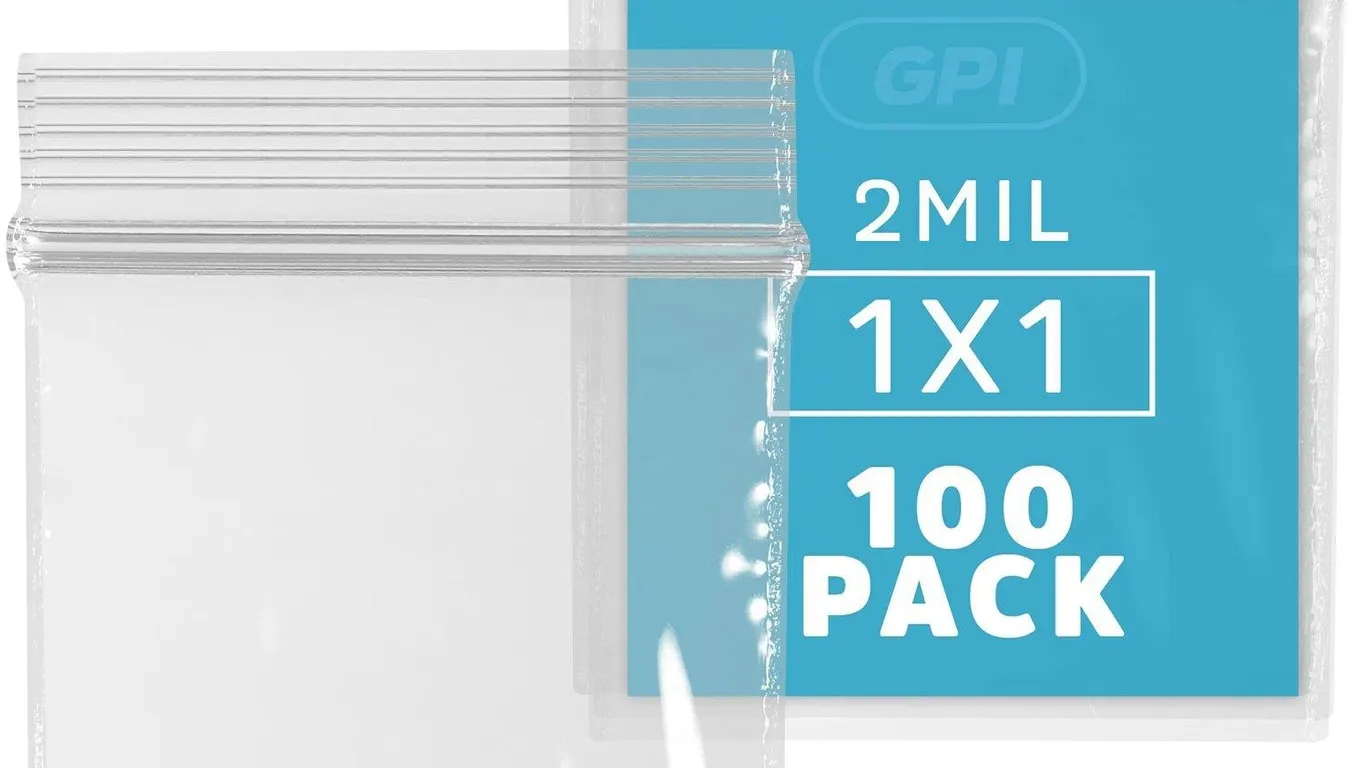 Gpi 1 x 1 Tiny Zip Bags 100ct