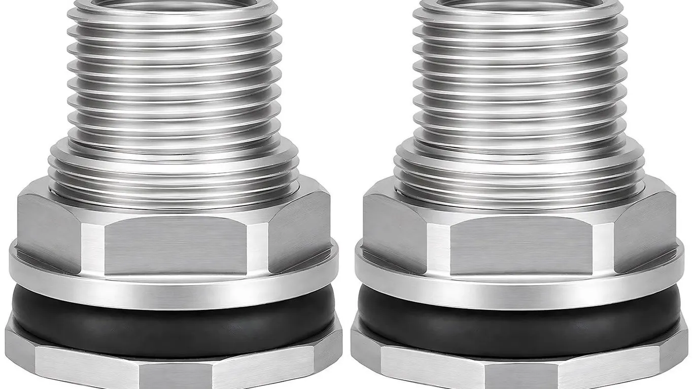 Carvedexquisitely Bulkhead Fitting 12in 2pk