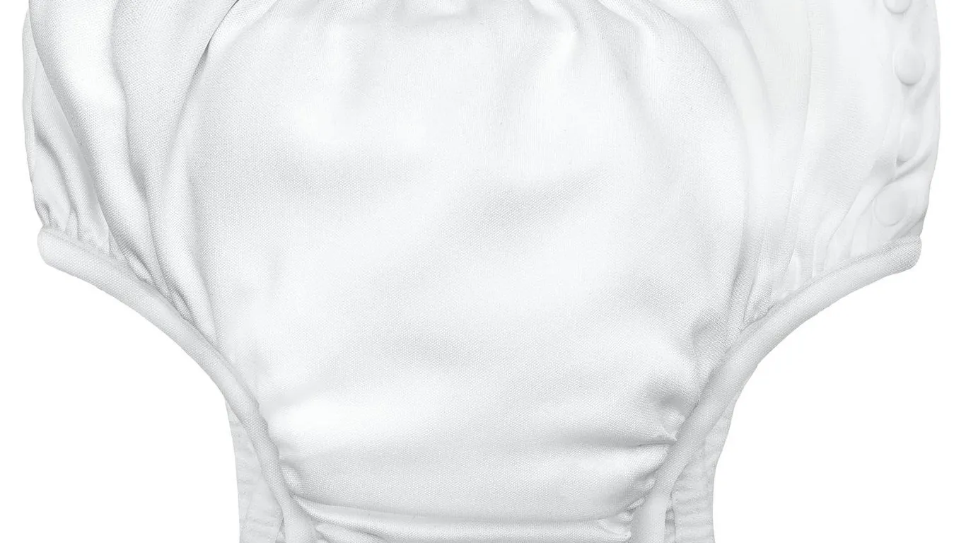 Green Sprouts Reusable Swim Diaper White 5T