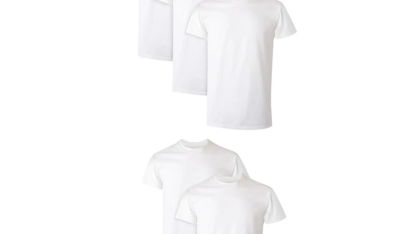Hanes Performance Crewneck Undershirts XXL 5-Pack