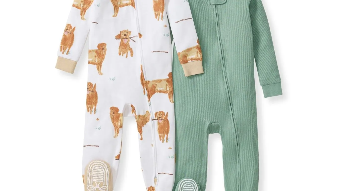 Burts Bees Baby Sleep Play Footed Pajamas Preemie