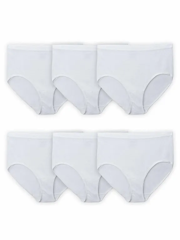 Fruit Of The Loom Womens Briefs Plus Size 11 6pk