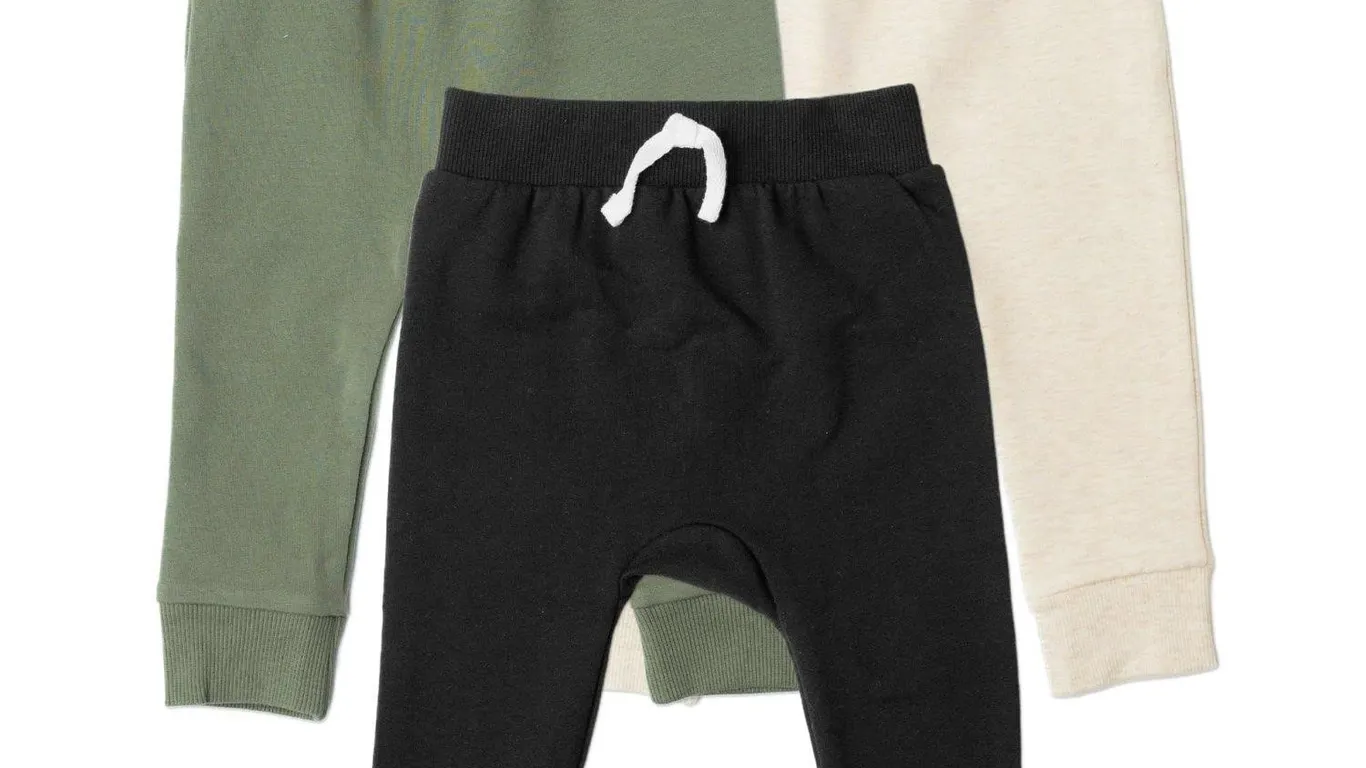 Gerber Jogger Sweatpants 0-3 Months 3pk