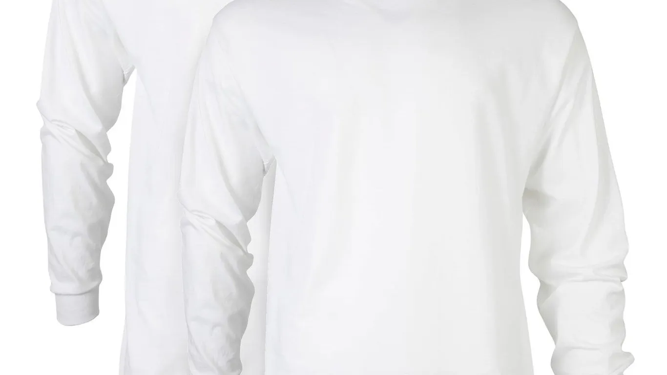 Gildan G2400 Ultra Cotton Long Sleeve Tee 5XL 2pk