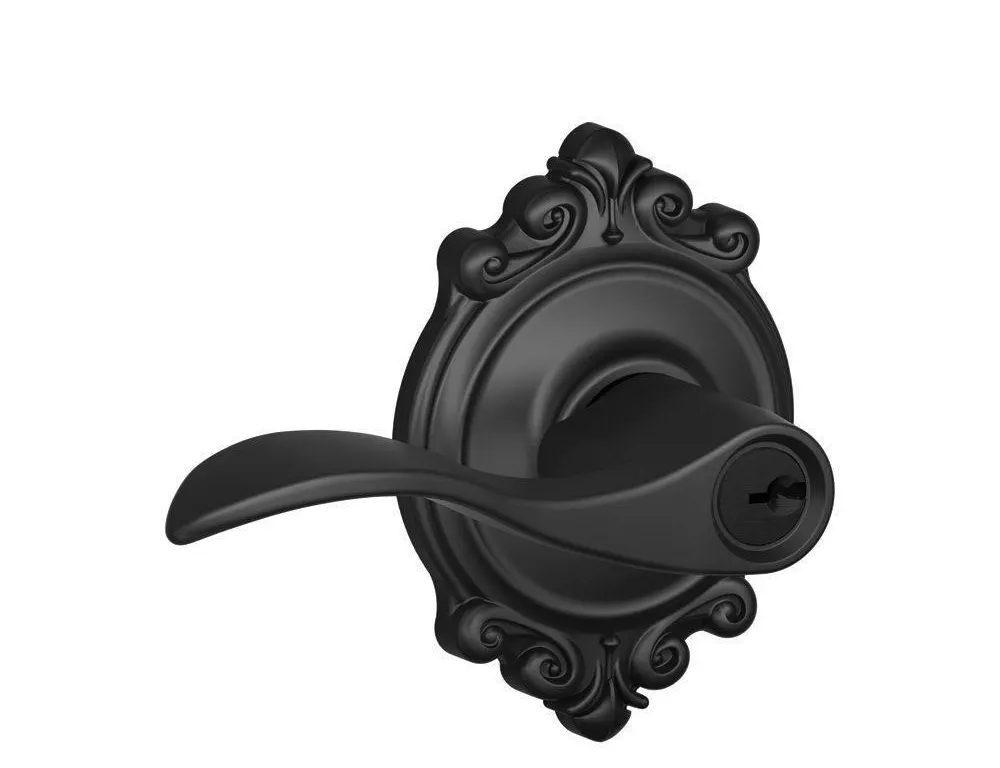 Schlage F51A ACC 622 BRK Accent Entry Lever