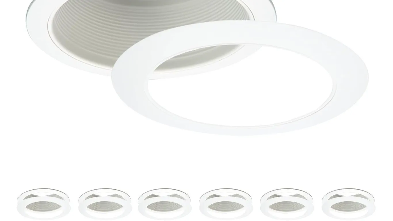 Halo E26 6 Recessed Ceiling Trim 15pk