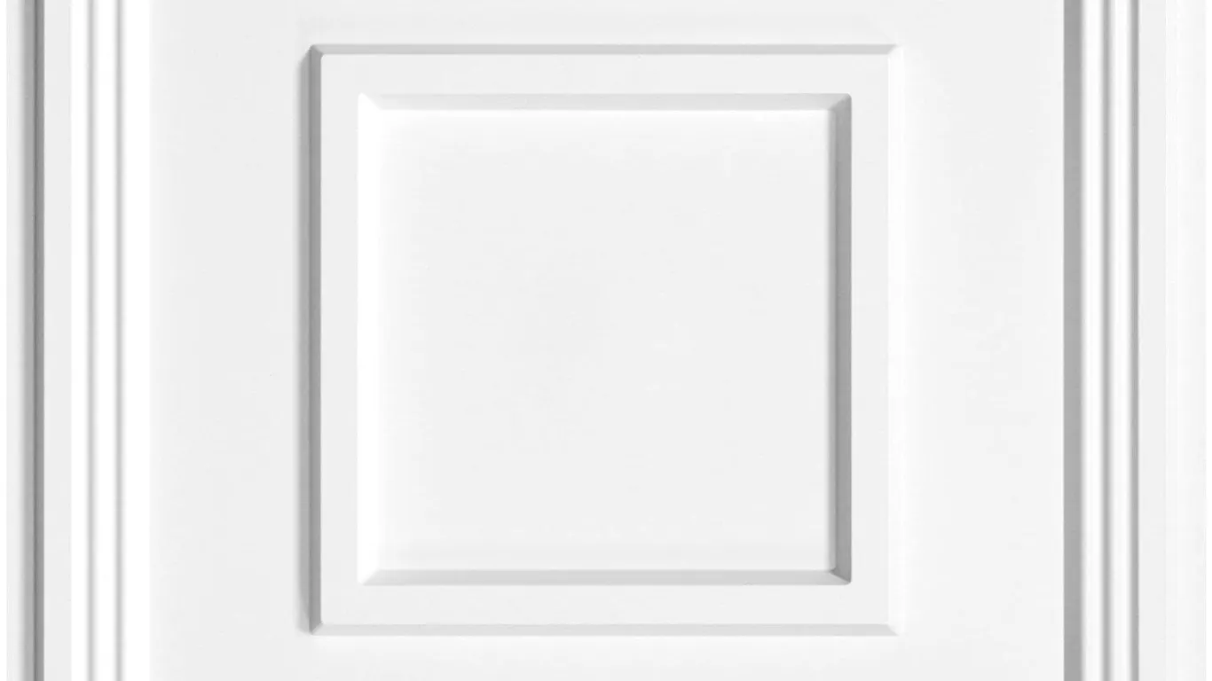Stickgoo PVC Ceiling Tiles 24x24 12pk White