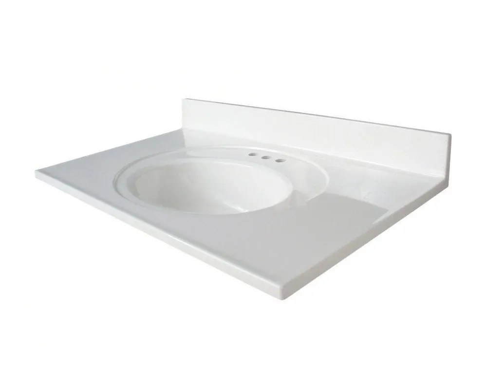 Glacier Bay N3722GB-W Vanity Top 37x22 in.