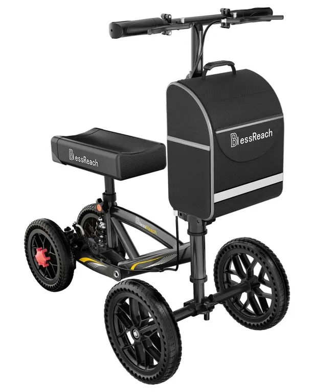 BlessReach All Terrain Knee Scooter 300 Pound