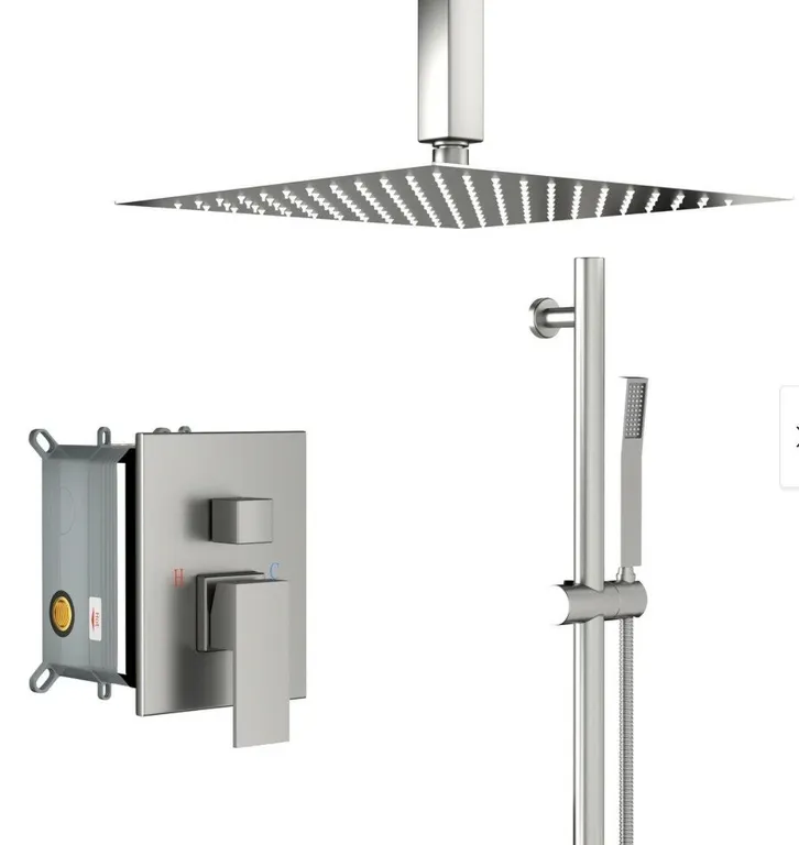 Rainfall Shower System with Handheld Sprayer